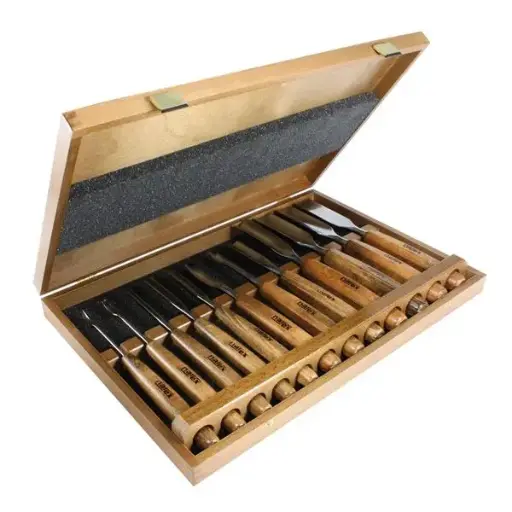 [NAR-868100] Set of carving chisels, PROFI 12-pc