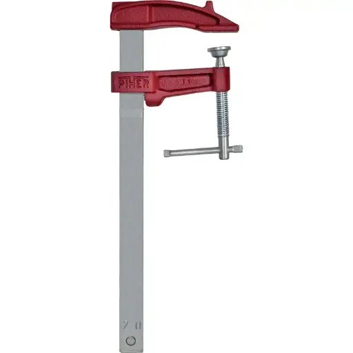 [PIH-01020] PIHER Gietijzeren klem M-20 cm Bar:18x7 mm Spandiepte:7 cm