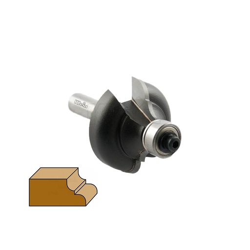 [SIS-C131.350.R] Sistemi Klein HW OGEE BIT S=8 D=35 RH+B/BEARING