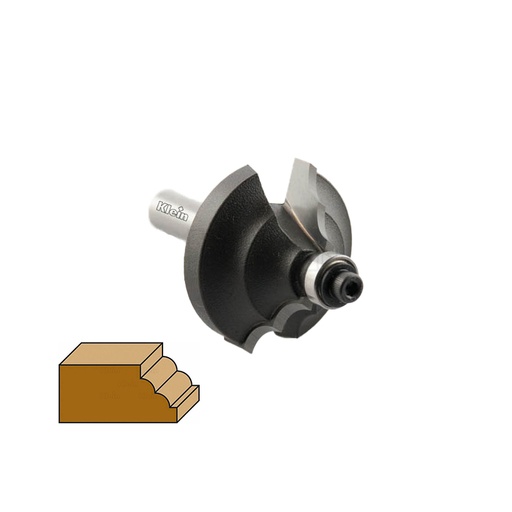 [SIS-C136.350.R] Sistemi Klein HW MOULDING BIT S=8 D=35 R=5,5 RH+B/BEARING