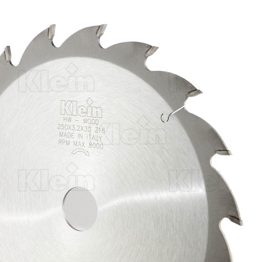 [SIS-DA250.01830] Sistemi Klein HW MULTI PURPOSE SAWBLADE D=250 d=30 B=3,2 Z20 FZ