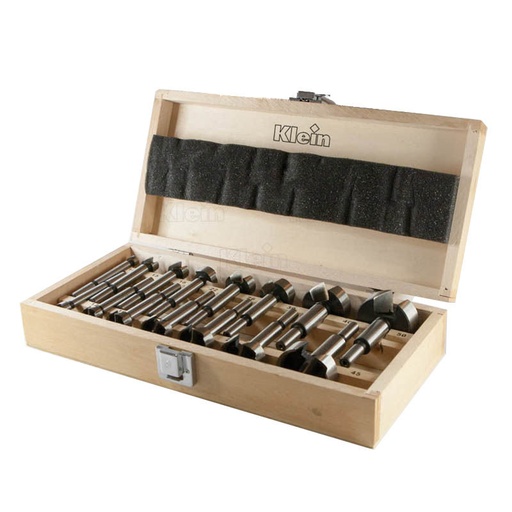 [SIS-R213.915.R] Sistemi Klein 15 FORSTNER SCHARNIERBOORSET Ø10-50mm