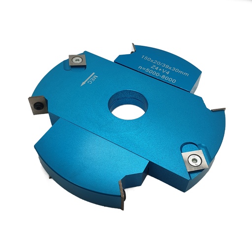 [TEN-350007] Adjustable Pins and Groove Cutter with Reversible Knives 150x30x20/39 4+4T