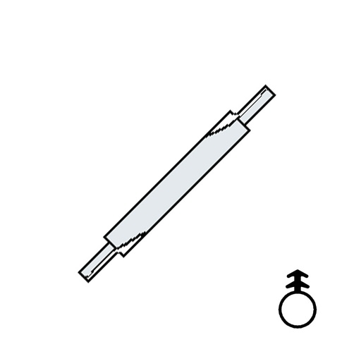 [VIR-1740103] Virutex CARBIDE STRAIGHT BIT D.3 (DOUBLE SIDE)