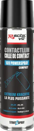 [REC-154622] Spuitlijm Aerosol PowerSpray Compact Transparant 0,5L