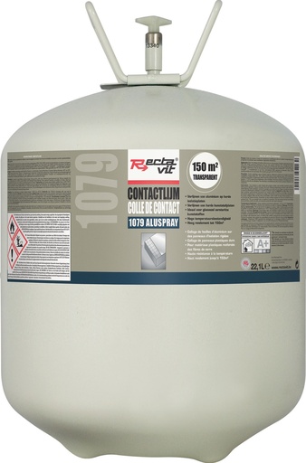 [REC-130282] Spuitlijm Canister 1079 AluSpray Transparant 22,1L