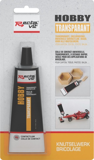 [REC-117524] tube Hobbylijm Transparant 0,05L