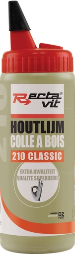 [REC-113996] Houtlijm 210 Classic Wit, droogt semi-transparant op 0,5kg
