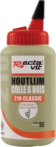 [REC-113997] Houtlijm 210 Classic Wit, droogt semi-transparant op 0,75kg