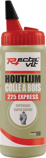 [REC-113999] Houtlijm 225 Express Wit, droogt semi-transparant op 0,5kg