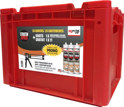 [REC-145994] Colle de Bois Structan Express Promobox Transparent 1set