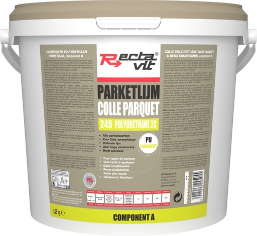 [REC-114875] Colles Parquet 245 2C PU Brun 10kg