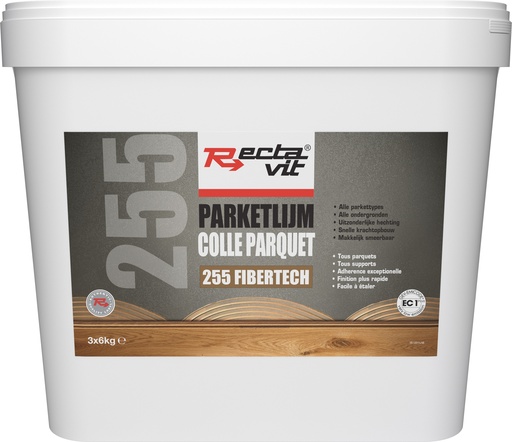 [REC-128279] Colles Parquet 255 FiberTech Chêne foncé 18kg