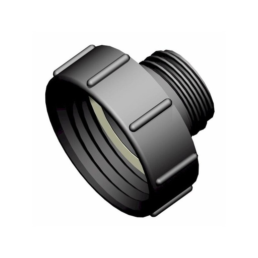 [REC-358076]  IBC Verloopstuk giettuit 3" naar 2" Zwart 1st/pc