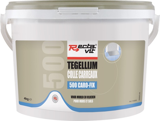 [REC-114232] Tegellijm 500 CaroFix Lichtgrijs 4kg