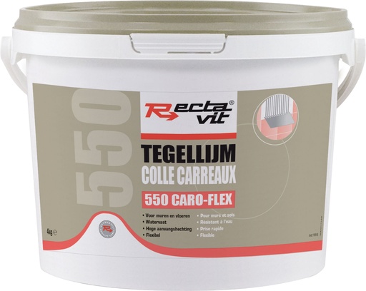 [REC-119148] Tegellijm 550 CaroFlex Lichtgrijs 4kg