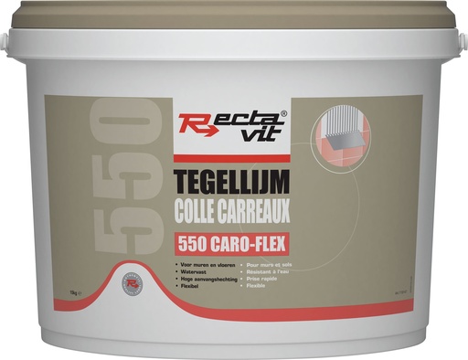 [REC-119147] Tegellijm 550 CaroFlex Lichtgrijs 15kg