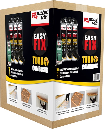 [REC-147169] Lijmschuim Easy Fix Turbo - Combibox Oranje 1set