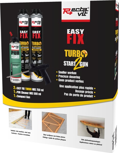 [REC-158842] Lijmschuim Easy Fix Turbo - Start2Gun Oranje 1st/pc