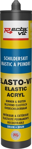 [REC-123219]  ELASTO-VIT Mastic à peindre (Elastic Acryl) Brun 0,31L