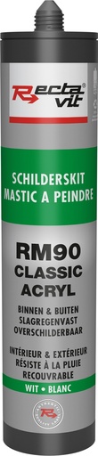 [REC-114956]  RM 90 Mastic à peindre (Classic Acryl) Blanc 0,31L