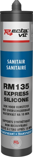 [REC-119347] Vochtige ruimtes RM135 Sanitair Express (Silicone) Transparant 0,31L