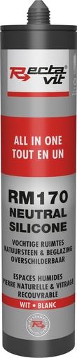 [REC-117134] Natuursteen RM170 All in 1 (Neutral Silicone) Wit 0,31L
