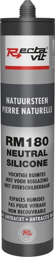 [REC-166858]  RM 180 Pierre Naturelle (Neutral Silicone)  Mat Anthracite 0,31L