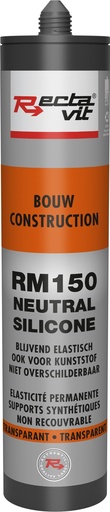 [REC-114065] Bouw & Beglazing RM150 Bouw (Neutral Silicone) Transparant 0,31L