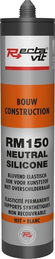 [REC-114064] Construction & vitrage RM 150 Construction  (Neutral Silicone) Blanc 0,31L