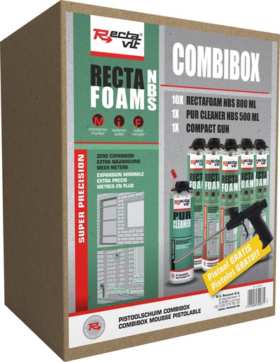 [REC-125193] Montageschuim Recta Foam - Super Precision Groen 1set