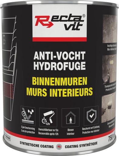 [REC-114739]  Anti-vocht Binnenmuren Transparant 0,75L