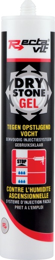 [REC-120466]  DryStone Gel Wit, droogt transparant op 0,31L