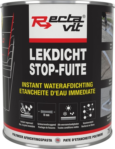 [REC-125210]  Stop-Fuite Toits et Gouttières Gris 0,75L