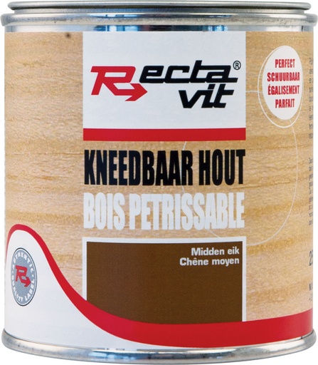 [REC-125227]  Kneedbaar Hout Midden eik 0,25L