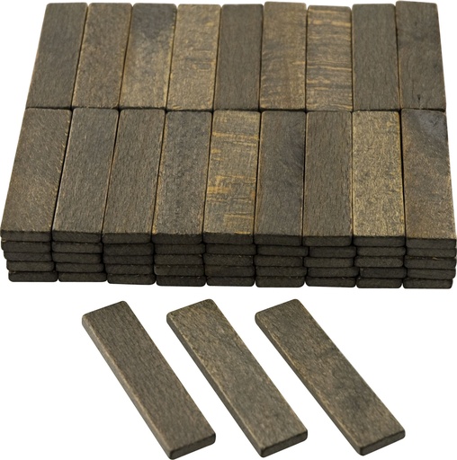 [REC-106689]  Afstandshouders hout (6 mm) Zwart 1000st/pc