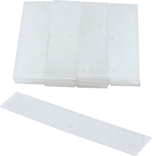 [REC-120761]  Afstandshouders PVC (1 mm) Wit 1000st/pc
