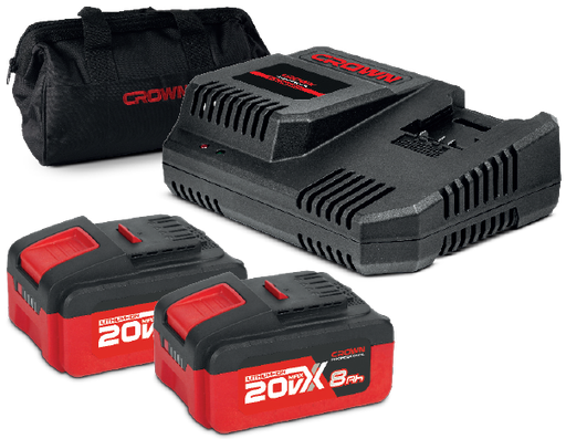 [CRO-K-R04] CROWN Energy kit 2X8Ah + 1X CAC209001X