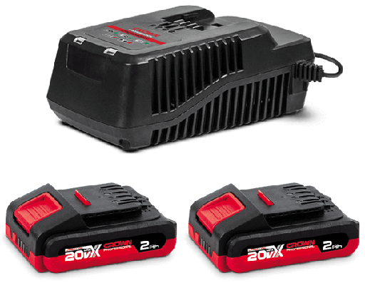[CRO-K-R01] CROWN Energy kit 2X2Ah  + 1X CAC204001X