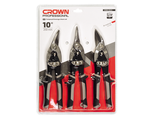 [CRO-CPHSS-CXA10] crown Professionele blikscharenset, 10"-CPHSS-CXA10
